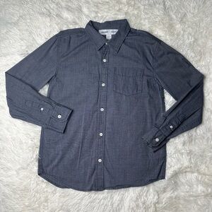 Old Navy Dark Gray Casual Button Down Shirt
